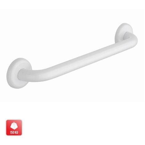 Maniglione disabili anziani barra per bagno doccia in acciaio bianco 45 cm  - Shopping.com