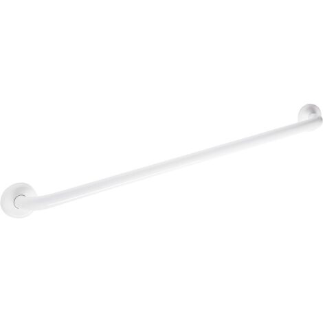 Maniglione disabili barra per bagno doccia in acciaio bianco 90 cm anziani