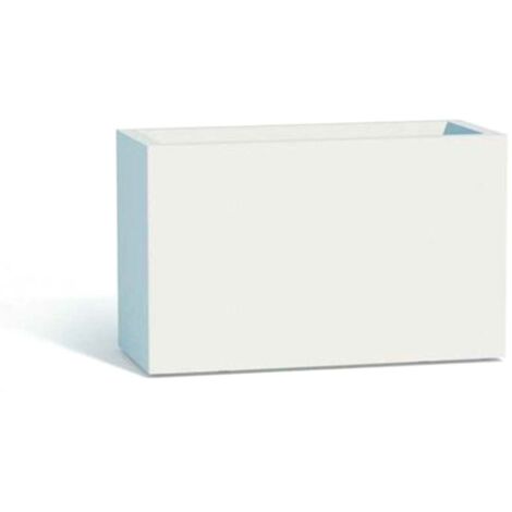 Fioriera in Polimero Monacis Flowerpot cm 80X35 h 50 Ghiaccio