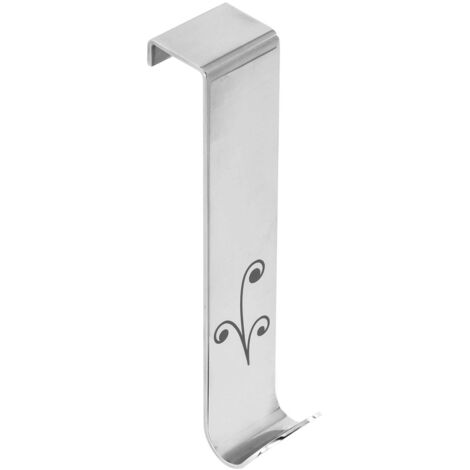 Appendiabiti Da Porta WEBI Con 6 Ganci - Acciaio Inox, Bianco, Per Asciugamani E Cappotti - Foto 8