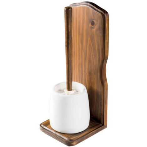 Porta Sapone In Legno Di Pesco E Ceramica Serie Plain | Leroy Merlin