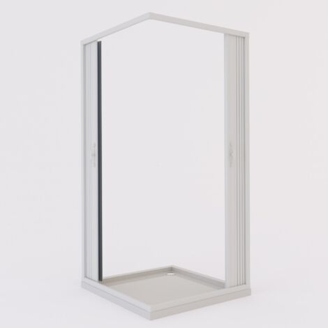 Box Douche Venere 110 X 185 Cm – PVC Avec Soufflet Latéral – Modèle HDC00027