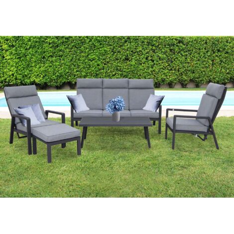 Set Di 2 Cuscini Per Sedia Con Schienale Alto, In Tessuto Oxford Beige