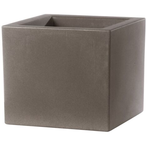 Vaso Fioriera Schio Cubo Essential 30 Cappuccino Quadrato 30x30xh30 cm