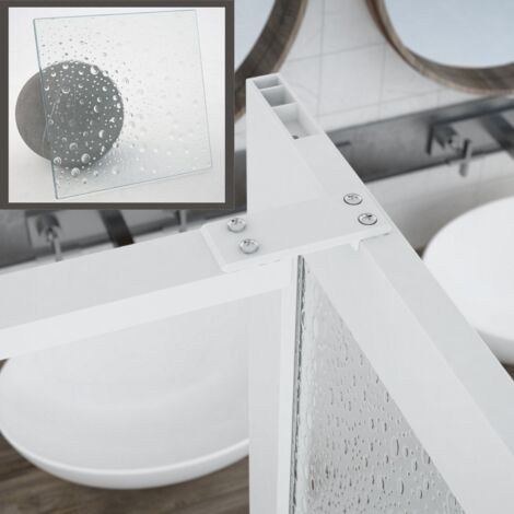 Parete doccia walk-in free 120 cm h 190 in acrilico mod. Beatrix centrale