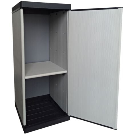 Armadio armadietto mobile basso esterno interno 1 anta box balcone giardino pvc