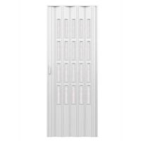 Porta a soffietto da interno in kit con vetri in PVC mod. Sonia Bianca 82x210 cm