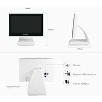 SANNCE 1080P Wi-Fi Video Security System with 10.1’’ LCD Screen - with 1TB harddisk - White