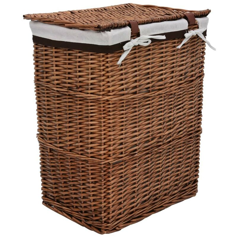 CESTA ROPA RATTAN 35L PLATA 6,95€