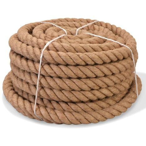 Cuerda gruesa Yute natural 3 cabos grosor 7 mm - SusiMiu