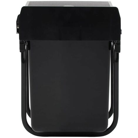 Hommoo Cubo de basura de cocina extraíble reciclaje cierre suave 36 L