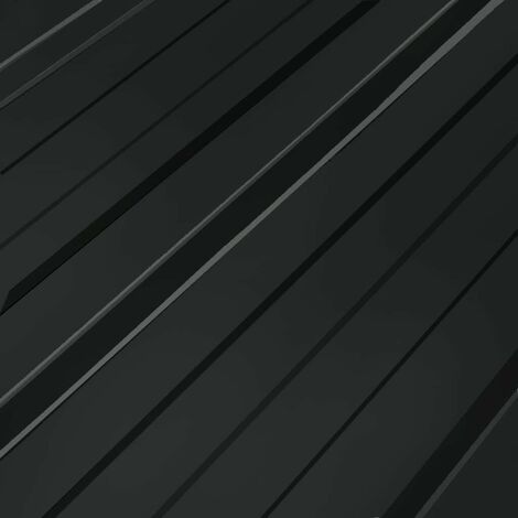 Hommoo Panel para tejado 12 unidades acero galvanizado gris antracita
