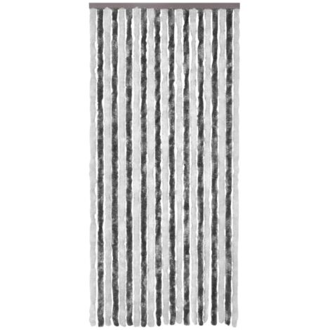 vidaXL Mosquitera extensible de ventanas gris antracita (100-193)x75cm