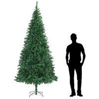 Hommoo árbol de Navidad artificial verde 300 cm