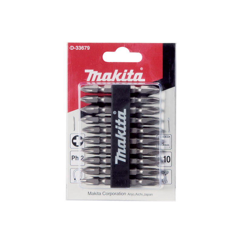 10 Punte Magnetiche Phillips PH2 X 65mm Makita - Per Avvitatori E Cacciaviti, Imballo Blister - Foto 9