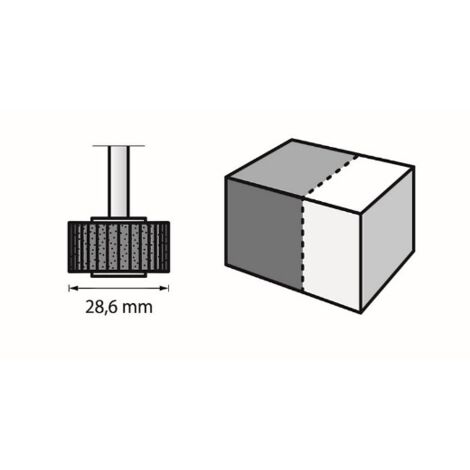 DREMEL RUEDA LIJADORA DE ABANICO ANCHO 9,5 MM (1/5)
