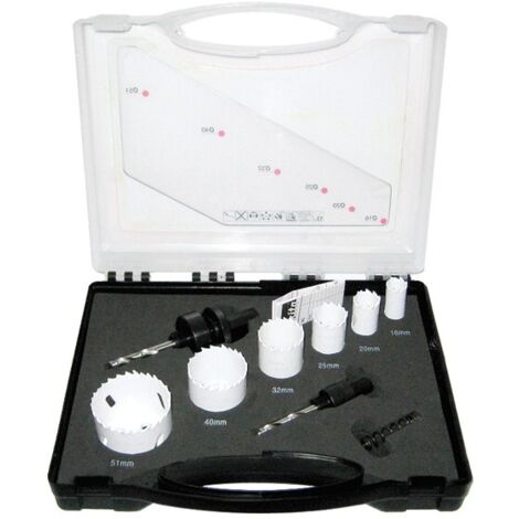MAKITA D-47139 ESTUCHE DE BROCAS DE CORONA BI-METÁLICAS 6PCS