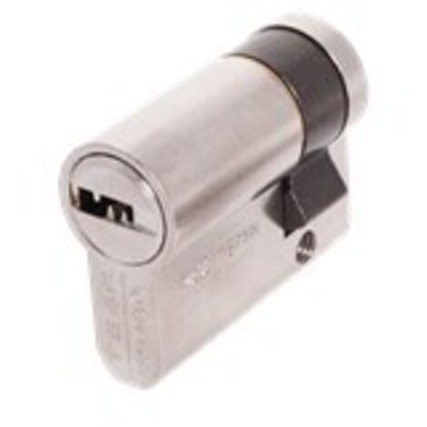 TESA BOMBILLO SEGURIDAD T60 30X30 LATON MED.CILINDRO 50X50 ACABADOS NIQUEL
