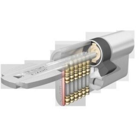 Cilindro Seguridad 30X45Mm T6553045L Laton Leva larga Tesa
