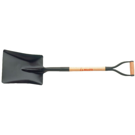 PALA CUADRADA CON MANGO ANILLA DE MADERA