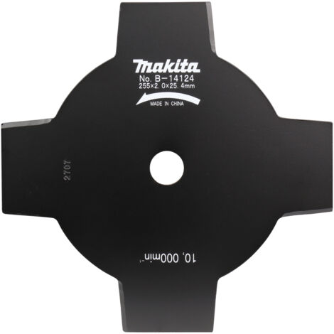 Makita B-14124 Hoja Metálica Desbrozadoras Ø 255mm Ø Agujero 20mm Espesor 2mm 4T