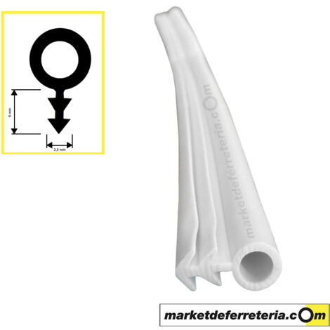 VIRUTEX JUNTA AISLANTE PVC TIPO FP ROLLO 100M COLOR BLANCO