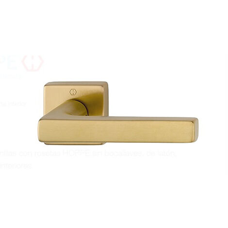 MANILLA ROSETA DALLAS CROMO SATIN HOPPE ACABADOS F78 DORADO