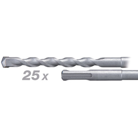 MAKITA D-01208-25 SET DE BROCAS PARA SDS-PLUS STANDMAK 10X160MM 25PCS (1/2)