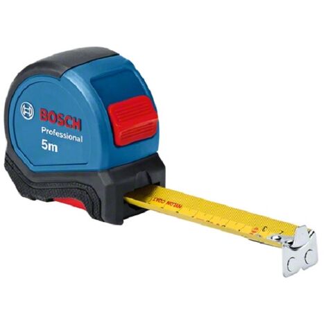 Bosch Professional - Cinta métrica con Autolock (longitud 5 m, ancho 27 mm, gancho magnético)