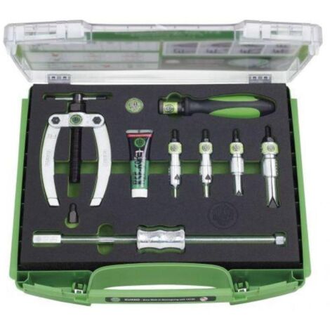 KUKKO K-22-A JUEGO PARA EXTRAER RODAMIENTOS INTERIORES CON PUENTE Y MARTILLO DESLIZANTE (6-30 MM) ALCANCE (mm) 28-70