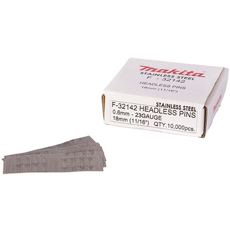 BROCHA DE ACERO INOXIDABLE DE 18 MM 10000 PCES MAKITA PARA DPT351 Código F-32142