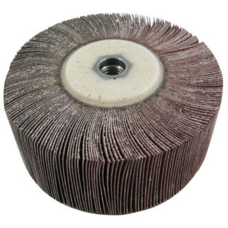 CALFLEX RUEDAS MIL HOJAS PARA AMOLADORAS ANGULARES RN M14 MEDIDAS Ø 120 x 20 mm. Grano 320