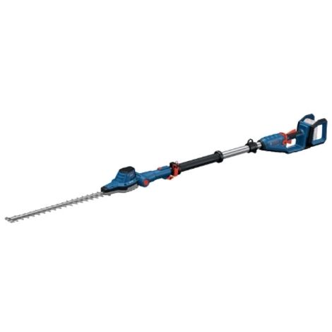 Bosch Professional 18V System sierra de bastón telescópico GHE 18V-50 TP (bastón telescópico de 2,5 m, 3400 carreras por minuto, apertura de dientes de 23,5 mm, correa de hombro incl., sin batería)