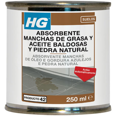ABSORBE MANCHAS DE GRASA Y ACEITE HG