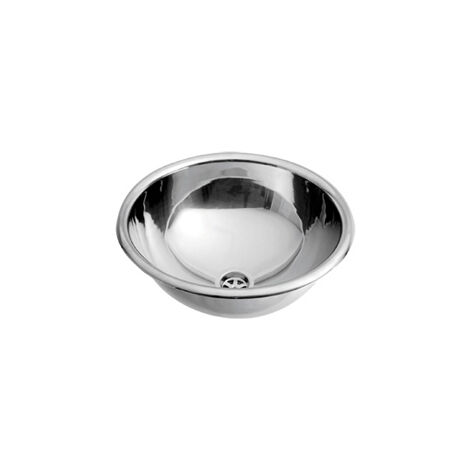 MEDICLINICS SN0027C Lavabo Encastre Inoxidable Brillo - ref: SN0027C