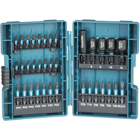 Makita – Puntas para atornillador – Lote de 35 piezas – Para atornillado en serie – Compatible con impacto – Material de alta resistencia (1/10)