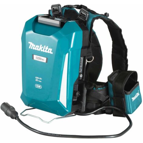 MAKITA PDC1200A01 BATERÍA DE MOCHILA 18VX2 LXT / 36V / 40VMAX 33,5AH ADAPTADOR (1/5)