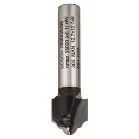 BOSCH FRESA PARA BORDES H, 8 MM, R1 2,4 MM, D 12,7 MM, L 12,4 MM, G 46 MM