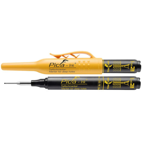 PICA 150/40 MARCADOR PERMANENTE DE TINTA PARA AGUJEROS PROFUNDOS INK (ROJO) CONTENIDO Marcador permanente negro granel