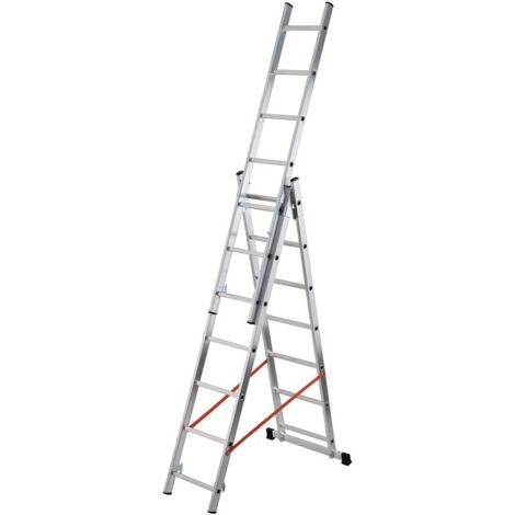 GIERRE AL405 ESCALERA 3 TRAMOS COMBINADA DE ALUMINIO MODULA 3X7 ALTURA MÁX. DE TRABAJO (cm) 515