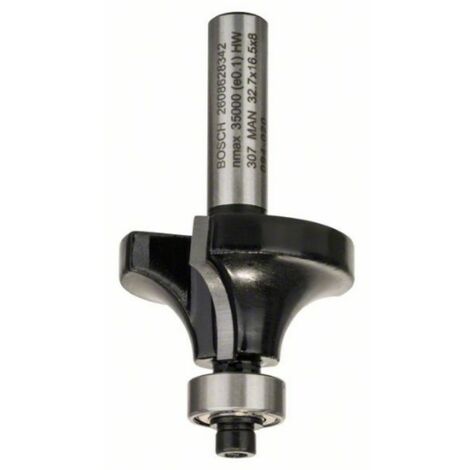 BOSCH  FRESA PARA REDONDEAR, 8 MM, R1 10 MM, L 16,5 MM, G 57 MM