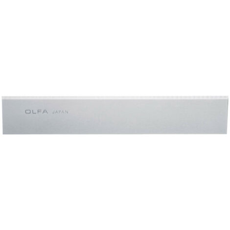 OLFA BS-10B PACK DE 10 CUCHILLAS PARA RASCADORES 100X18X0,3 MM PLATEADAS CONTENIDO 10 uds