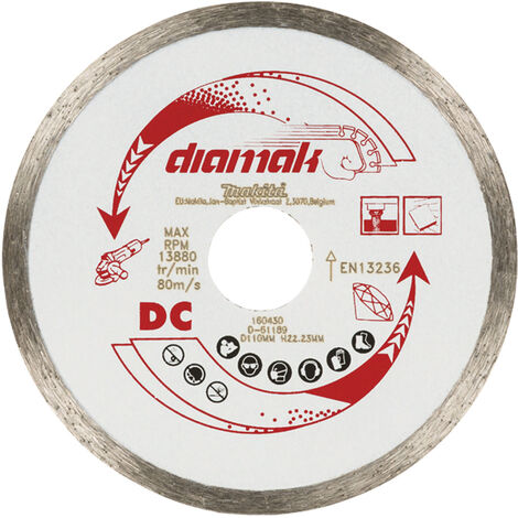 Disco de DIAMANTE Porcelánico Makita 115mm Radial BATERIA