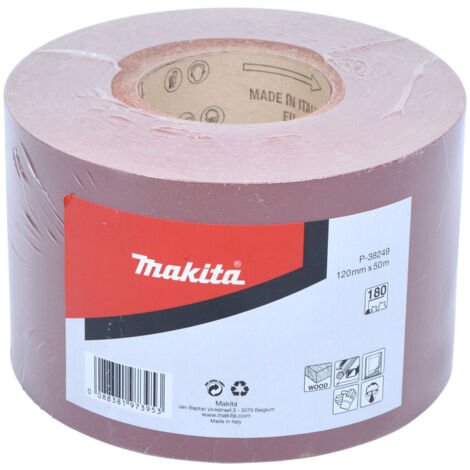 MAKITA P-38249 ROLLO DE LIJA 120MMX50M G180