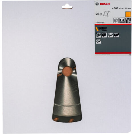 Hoja de sierra circular CW WO T 300x30-20 BOSCH 2608640690 (1/2)