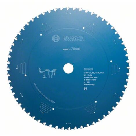 Hoja sierra circular Expert for Steel 305 x 254 x 26 mm 60  BOSCH 2608643060