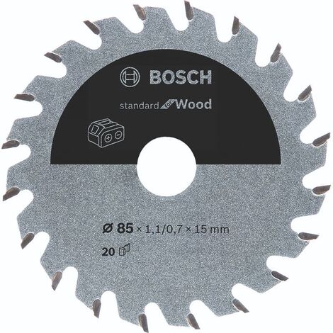 Hoja de sierra circular PRO Wood cordless, 85 x 1,1 x 15 mm