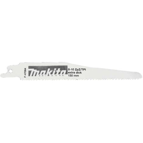 MAKITA P-47064 Sierra de sable 150mm 8/10TPI 5pcs (1/2)