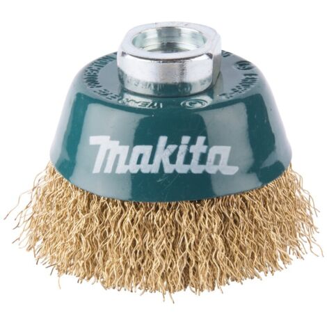 MAKITA D-39746 GRATA CÓNICA ONDULADA DE ACERO LATONADO 60MM