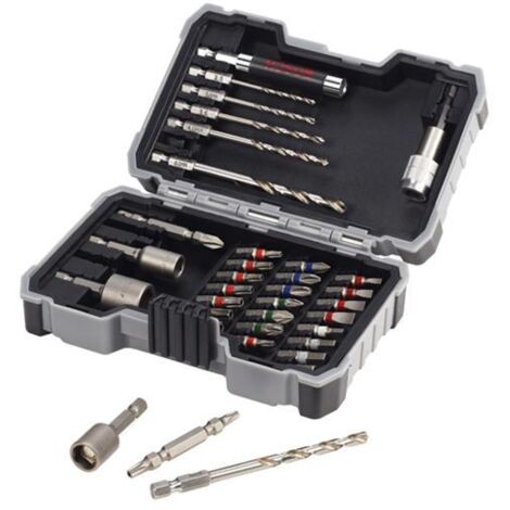 BOSCH SET PUNTAS Y BROCAS METAL 35 PZ. (1/4)